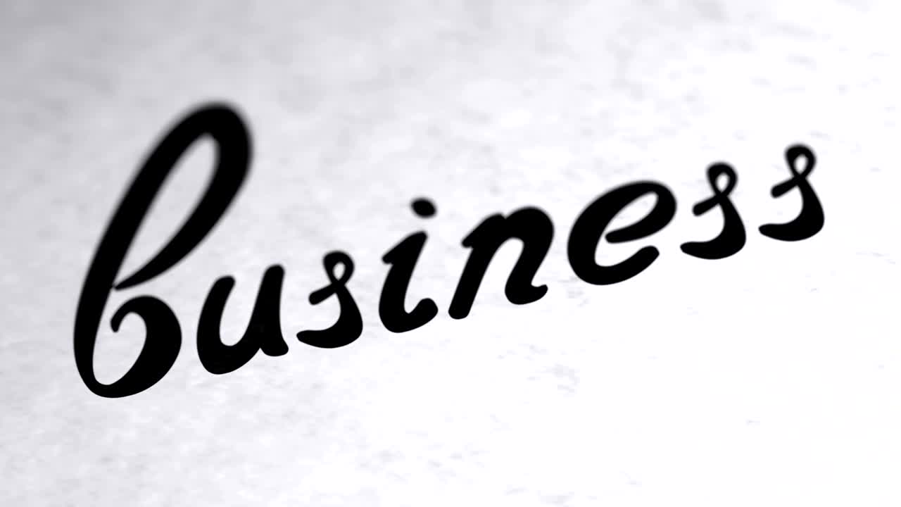 "business" op de pagina. De looping beelden hebben een 4K-resolutie