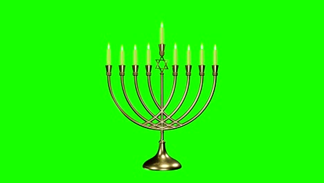 movie of jewish holiday hanukkah background with menorah