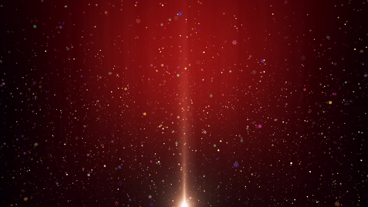 Christmas decoration sparkling background snow flakes falling white snowflakes glitters on night sky