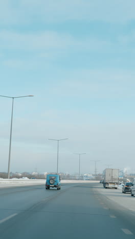Highway in Winter