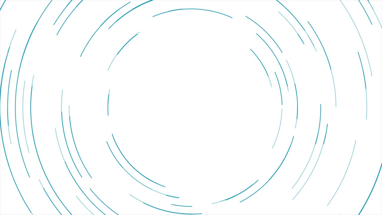 파란색 백색 미니멀 둥근 선 추상적인 미래 기술 모션 배경