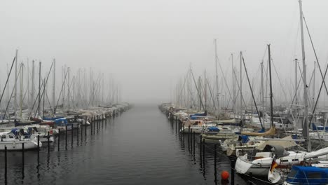 Drone-shot-on-a-foggy-morning