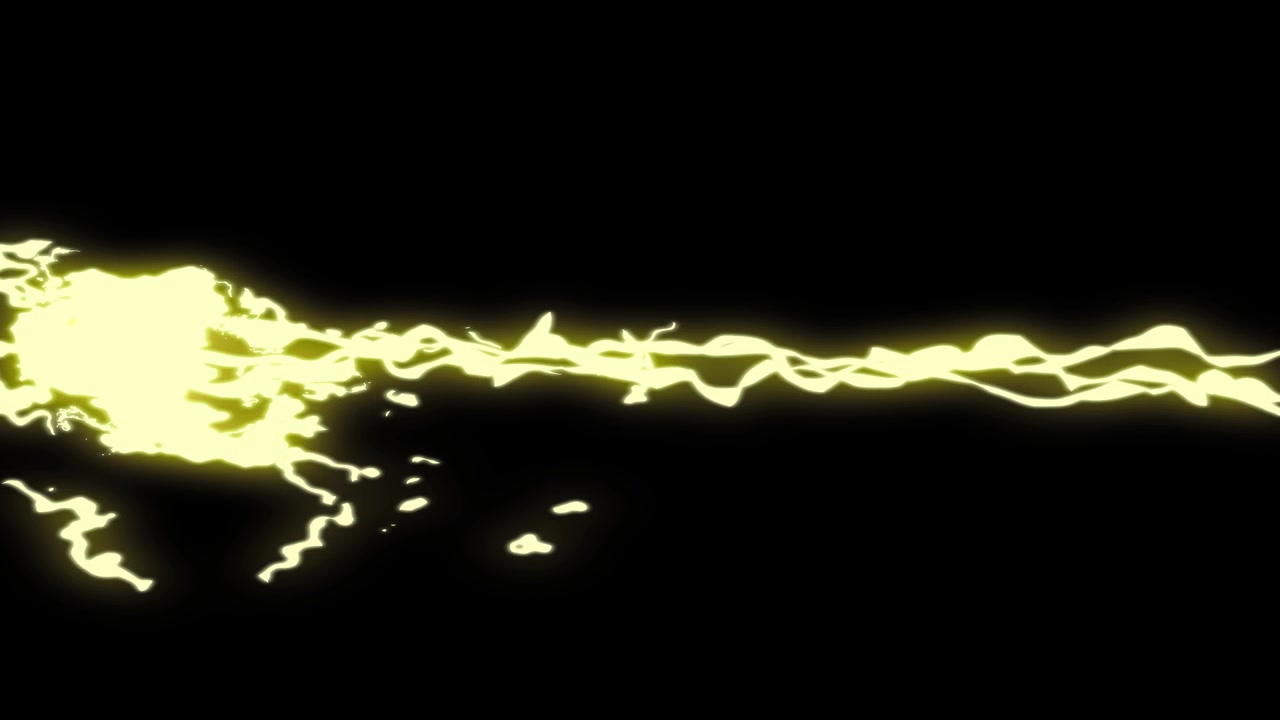 Animationsgrafik med elektrisk stødstråle