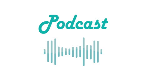 letras de podcast con sonido de espectro