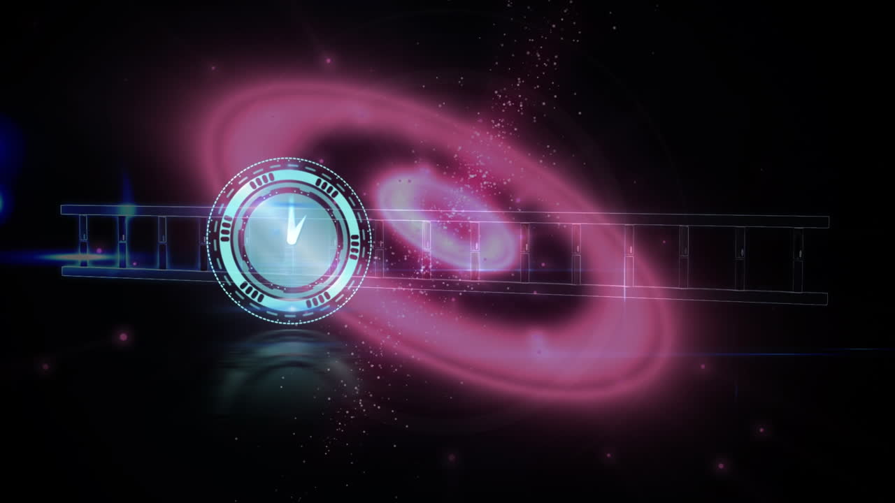 스캔 범위와 dna 가닥의 애니메이션