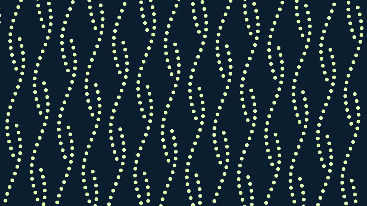 An aesthetic image of a blue and black pattern with small white dots forming a mesmerizing wavy design, exuding a visually striking and hypnotic appeal