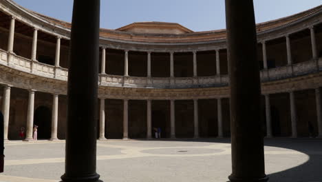 courtyard with columns
