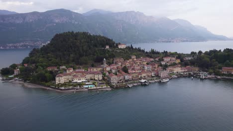 Grand-Hotel-Villa-Serbelloni-Y-Bellagio-Comuna-Junto-Al-Lago-De-Como-En-Italia