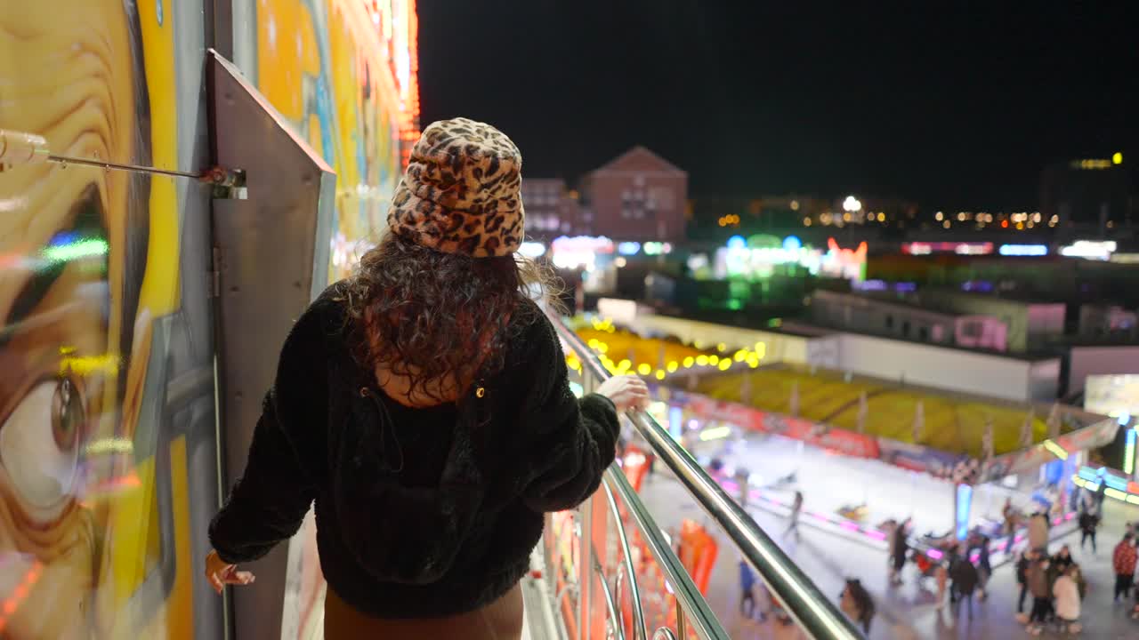 Woman at a Night Fair