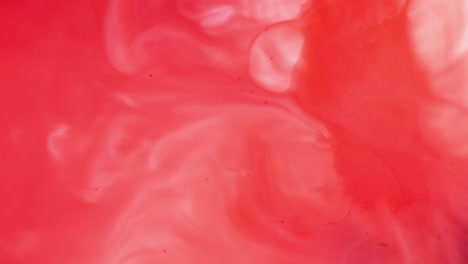 abstract red and white liquid art