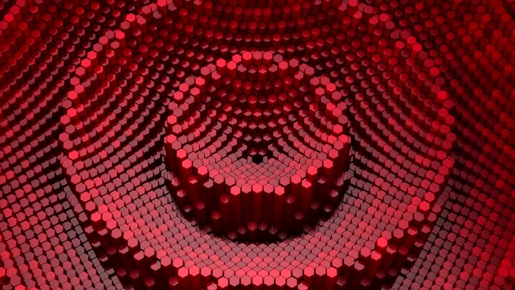 Hexagons Form A Wave