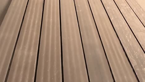 close-up view of stacked corrugated metal sheets