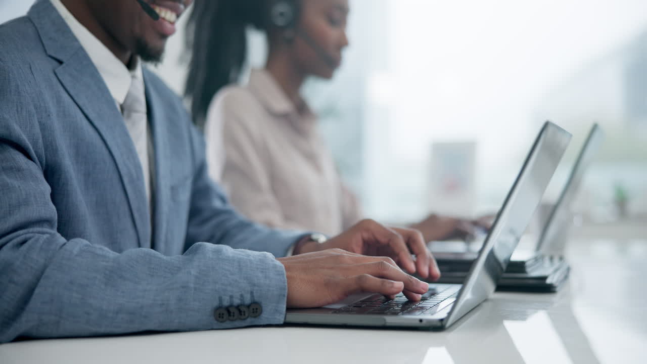 gente de negocios, centro de llamadas