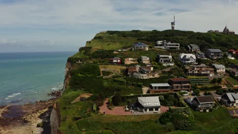 coastal village on a cliffside