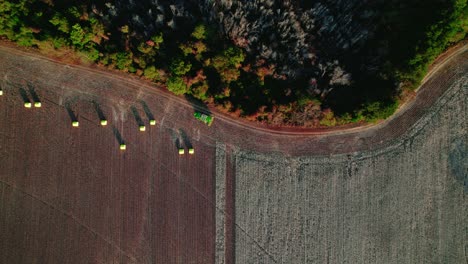 Aerial-Autumn-Cotton-Harvest:-Sustainable-Farming-and-Precision-Agriculture-in-Action