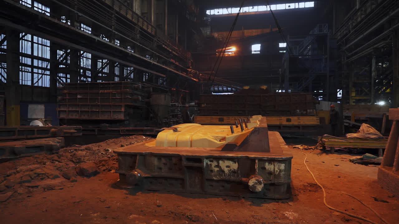 Industrial Metal Foundry Scene