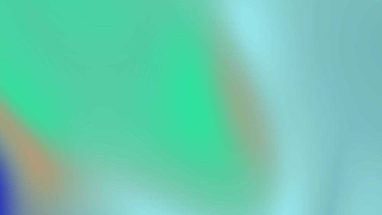 Latar Belakang Gradien Cair Animasi dengan Nuansa Warna Teal dan Aqua