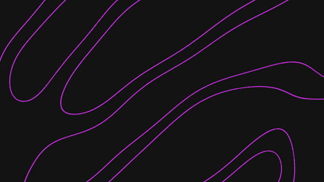 purple and black abstract design with flowing curves modern and minimalist