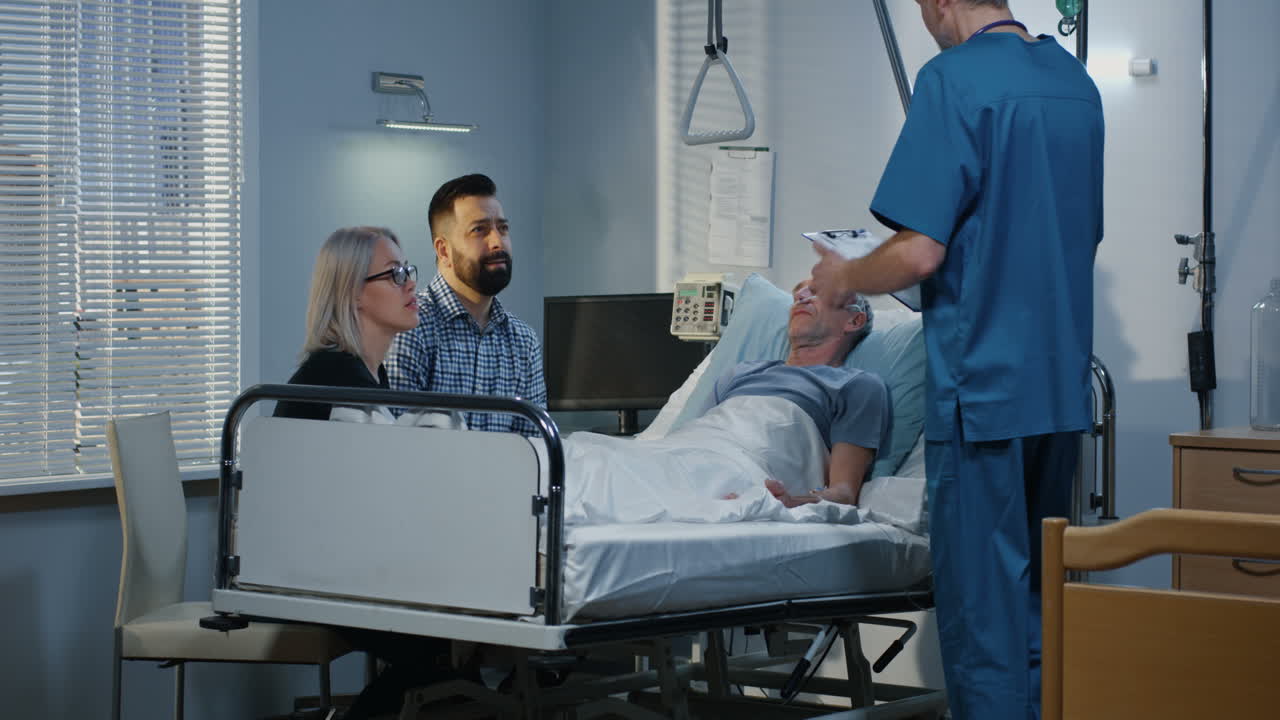 visita al hospital y consulta