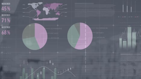 Animation-of-statistics-and-financial-data-processing-with-shop