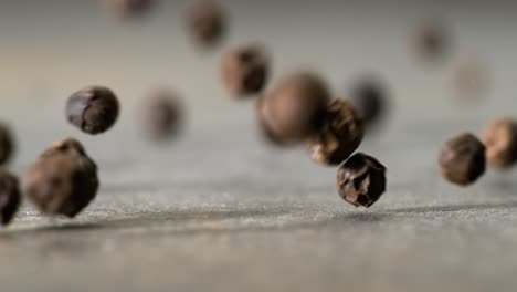 falling peppercorns