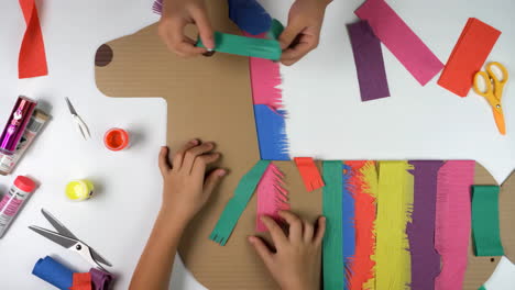 diy cardboard horse craft