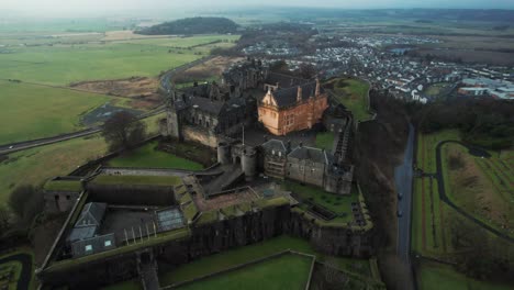 Castillo-De-Stirling,-Atracción-Turística-Popular.