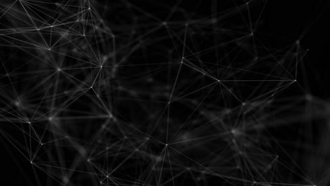 abstract clean black and white low poly waving polygons plexus points dots lines triangles seamless