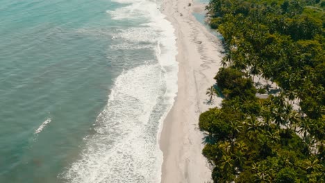 Luftdrohne-Am-Strand,-Kolumbien