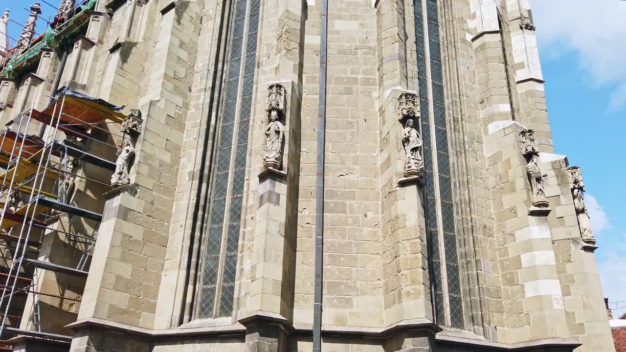Black church view in Brasov