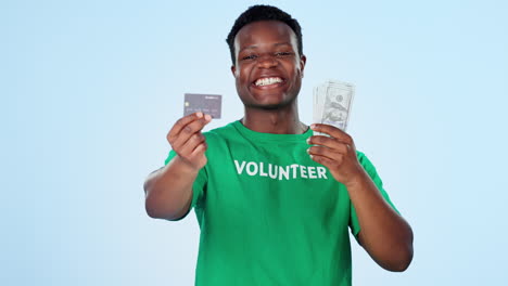 volunteer, money and black man decision for credit