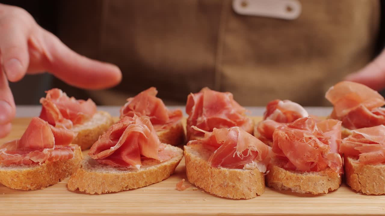 Prosciutto and Bread Bites