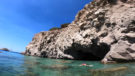 mediterranean sea in greece scubing diving summer holidays