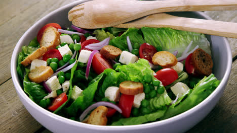 ensalada en un tazón