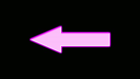 Animation-Arrow-Neon-light-sign-symbol-on-black-background,Arrow-shows-left-side-direction-motion-graphics