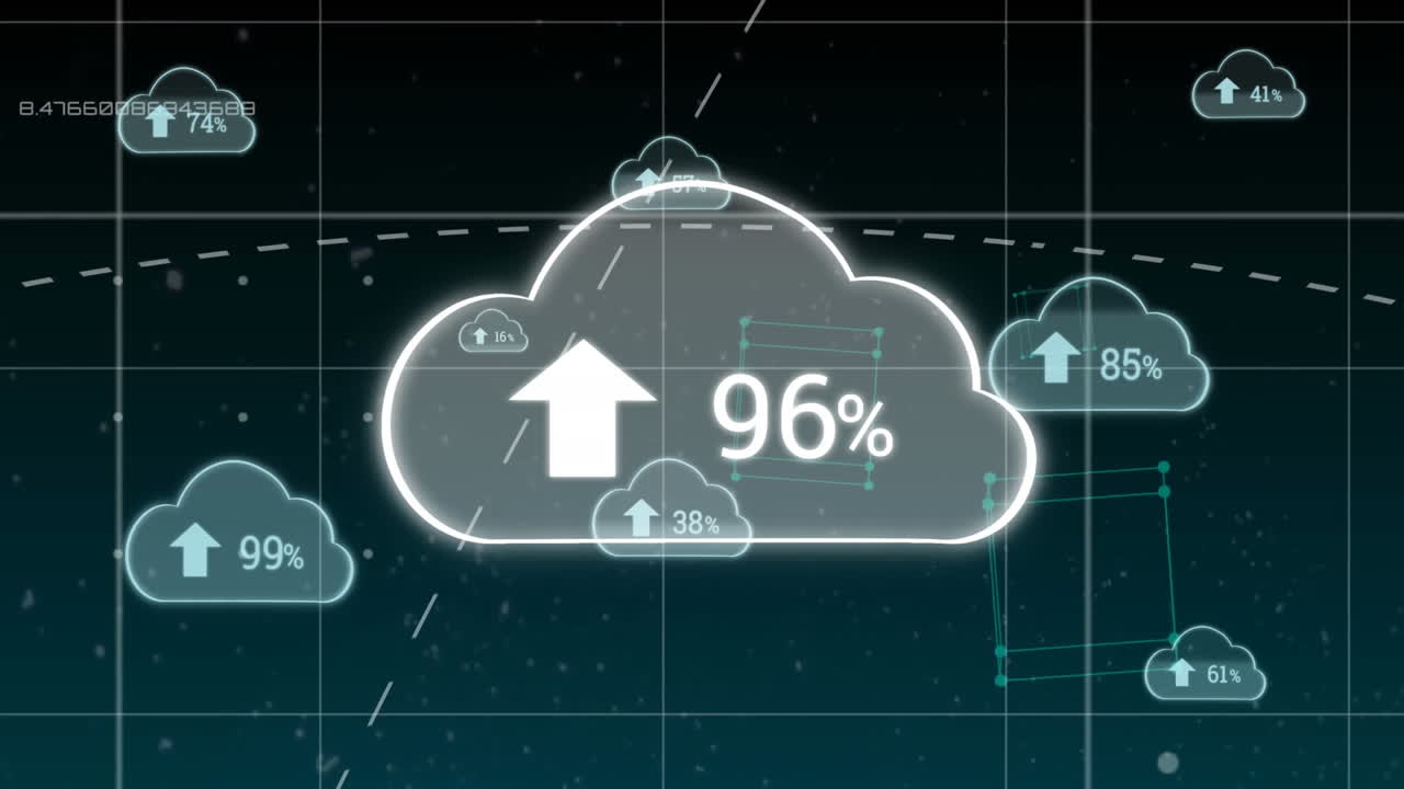 cargar nubes de progreso