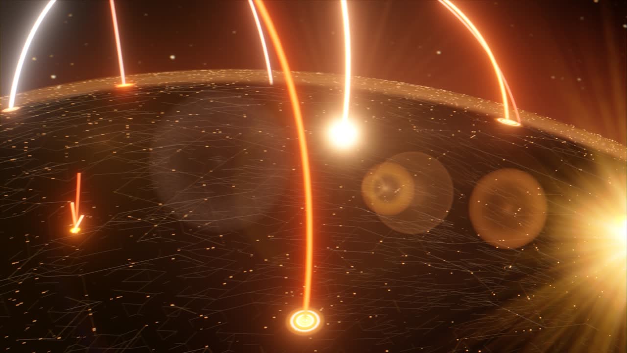 3d 애니메이션에서 지구의 기술 세계화: 회전하는 행성의 글로벌 비즈니스 점