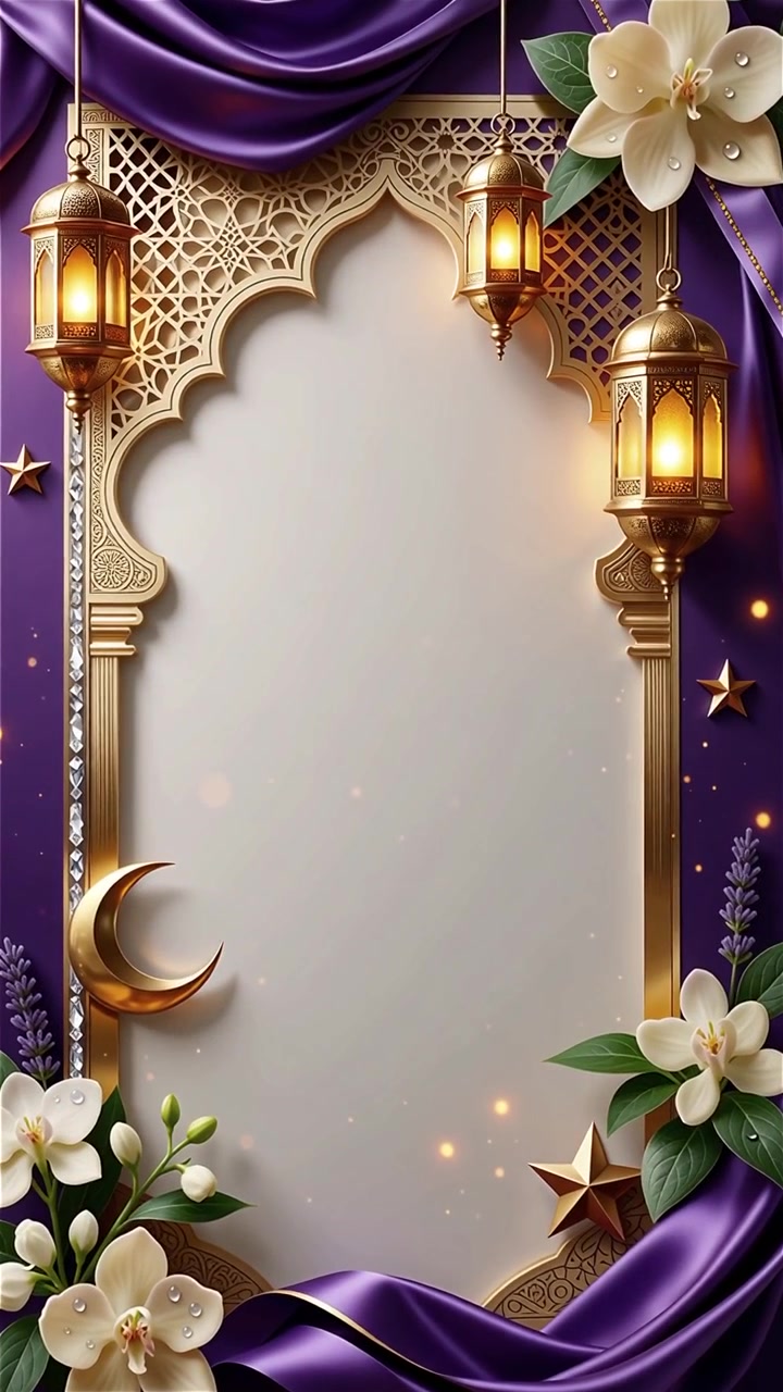 Compleanno del Profeta Maometto Mawlid al-Nabi Sfondo Islamico