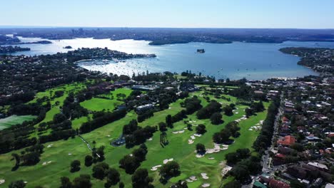 sydney - rose bay park aerial flight