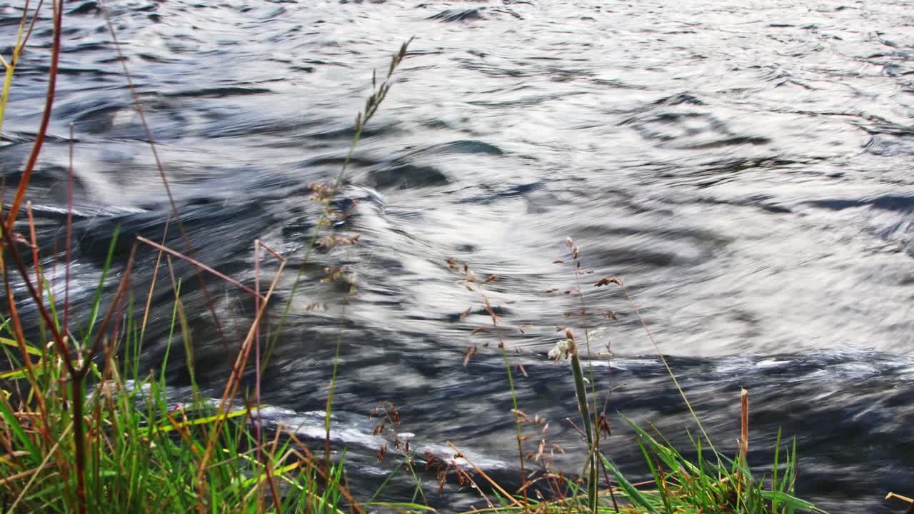 셀라랜드포스 (seljalandfoss) 에서 흘러나오는 강의 리  (dolly shot) 은 여름에 아이슬란드에서 가장 아름다운 폭포 중 하나이다.