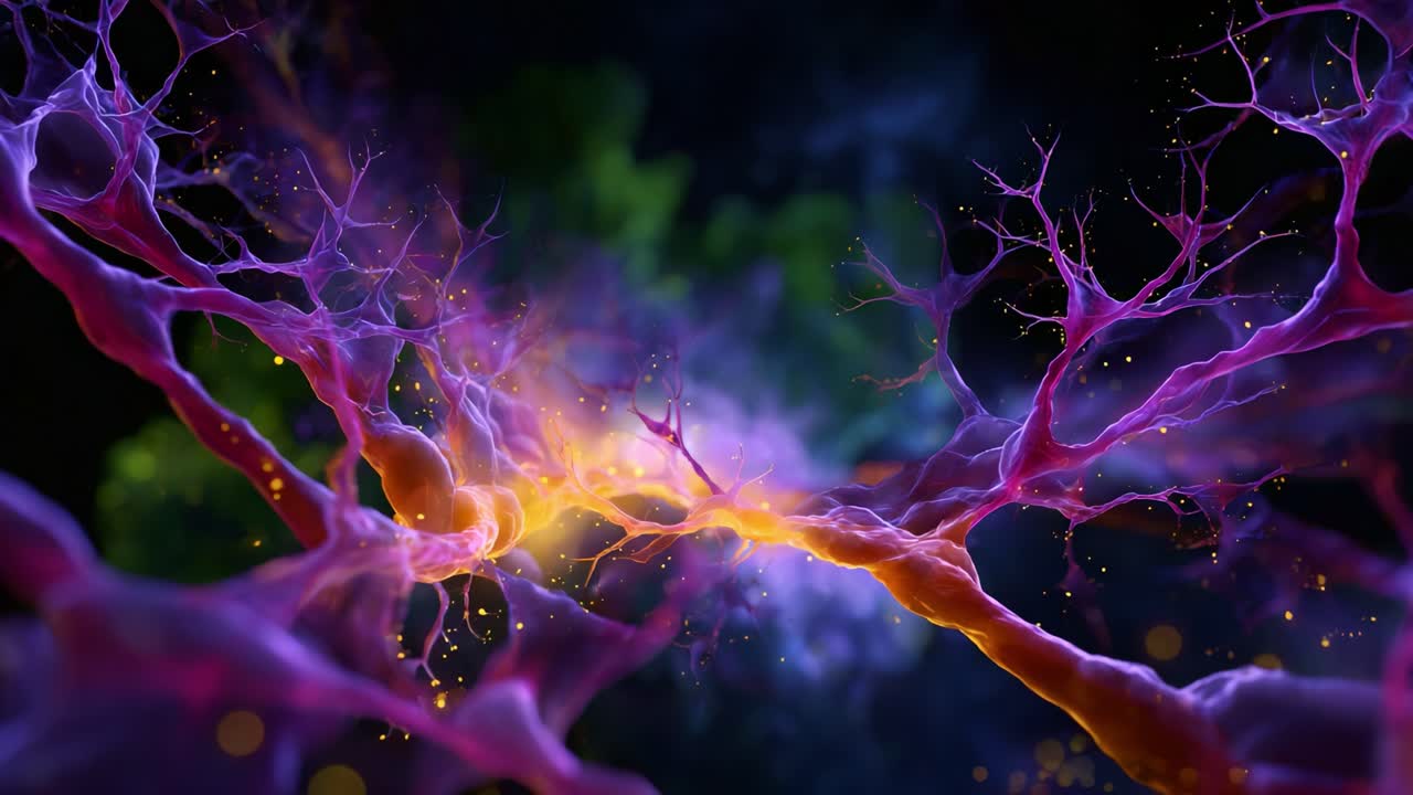 Fascinating Neural Connections in Action: A Stunning Visualization of Neural Activity and Synapse Formation Revealing the Intricacies of Brain Communication