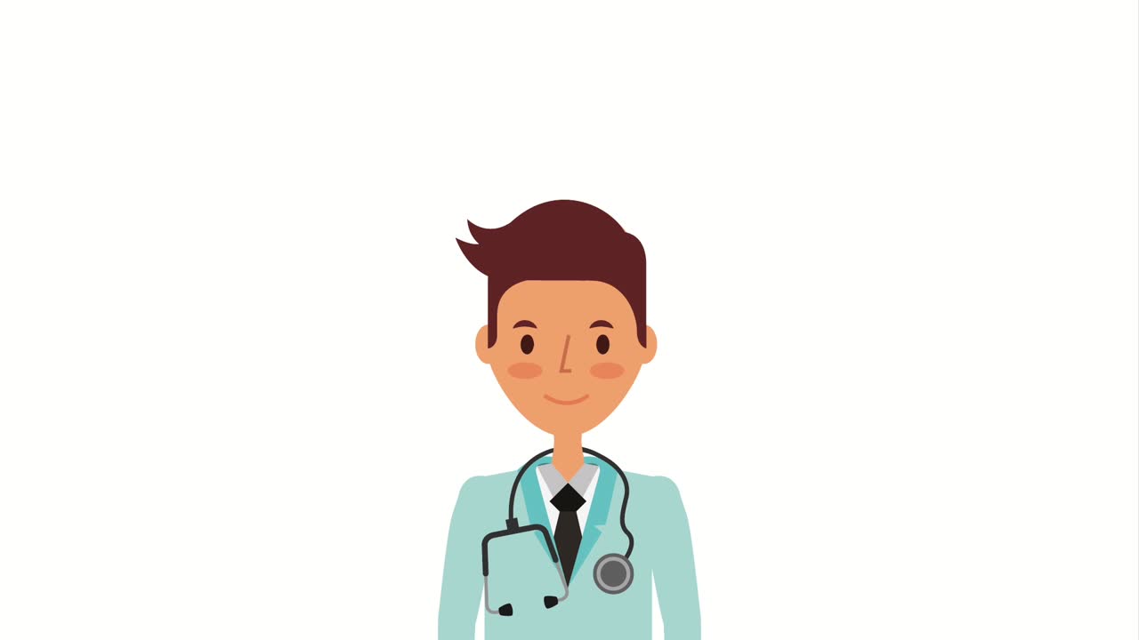 Portrait doctor professional practitioner medical | Premium Stock Video ...