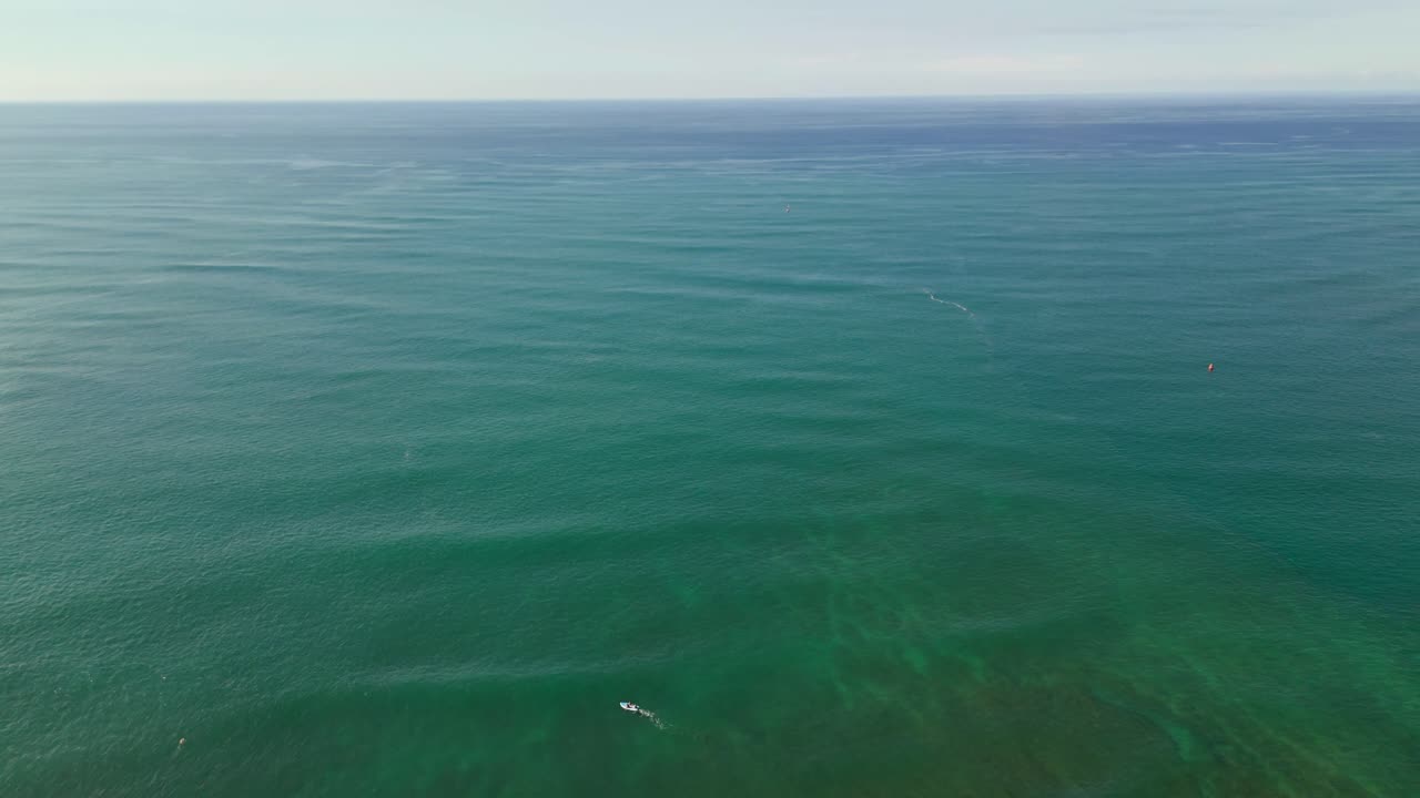 미국 하와이 오아후에 있는 푸른 바다