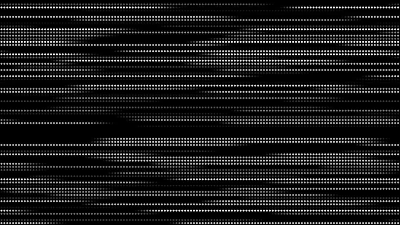 4K Abstract straight line dot run on the screen background. Laser light dots stripe light technology background,wave scanning data testing particle backdrop. Motion graphic and animation background.
