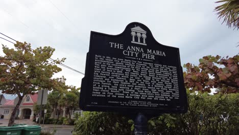 anna maria island city pier sign