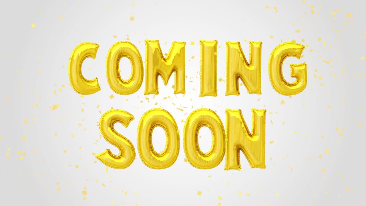 Coming soon background suggesting a new event or product launch the festive tone conveys excitement