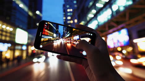 capturing city night lights with a smartphone long exposure