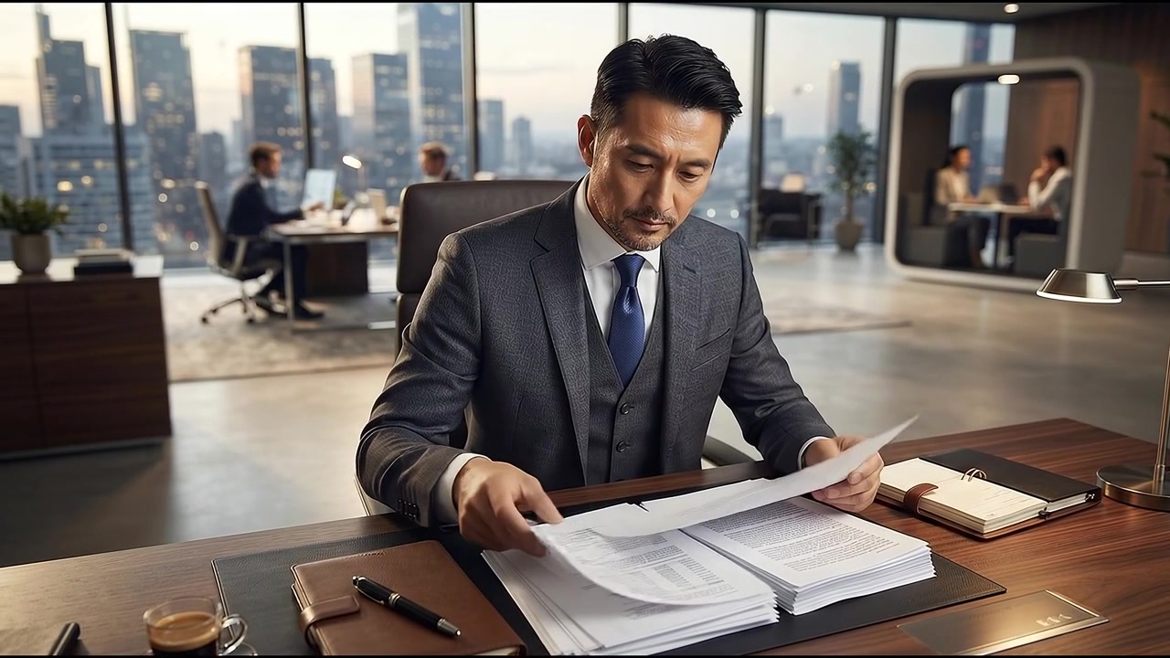 Personale sovraccarico di lavoro con forte mal di testa durante lo straordinario