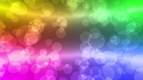 manchas círculos color movimiento abstracto en el espacio fondo 4k