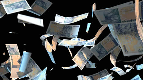 falling swiss francs